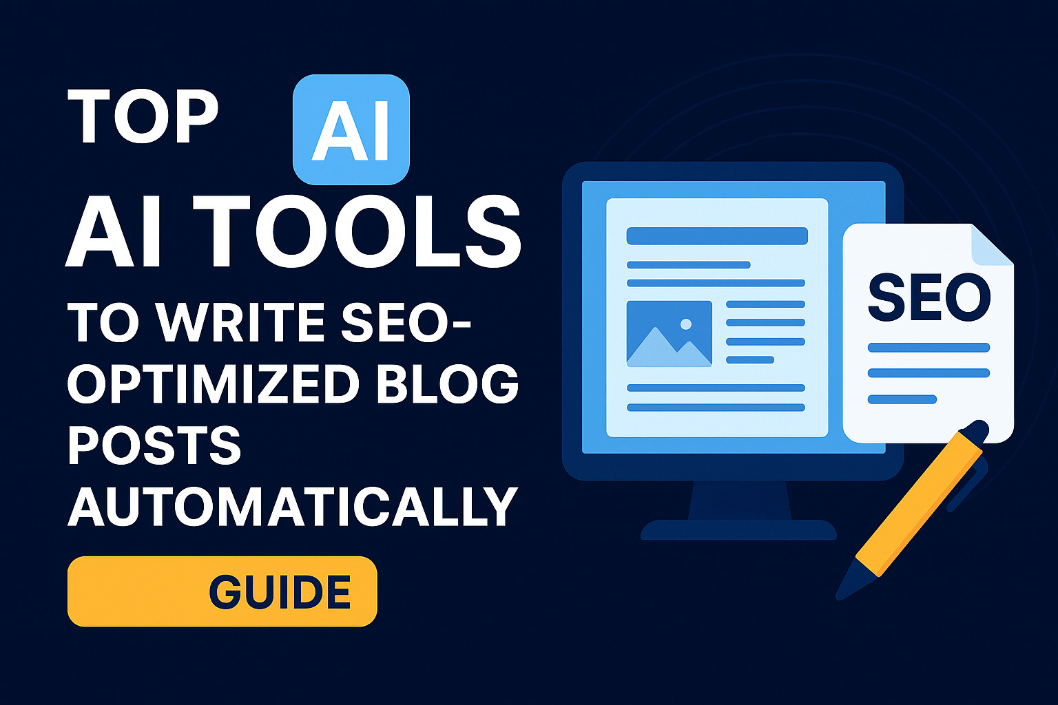 Top AI Tools to Write SEO-Optimized Blog Posts Automatically