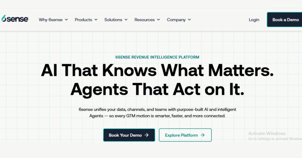 6sense – AI Lead Generation & Demand Intelligence