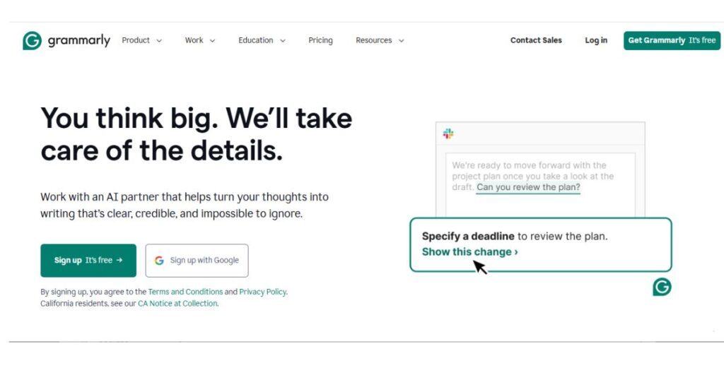 Grammarly – AI Writing & Editing