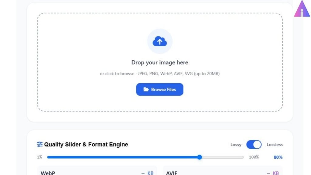 Next-Gen Image Load Time Tester interface showing image analysis results